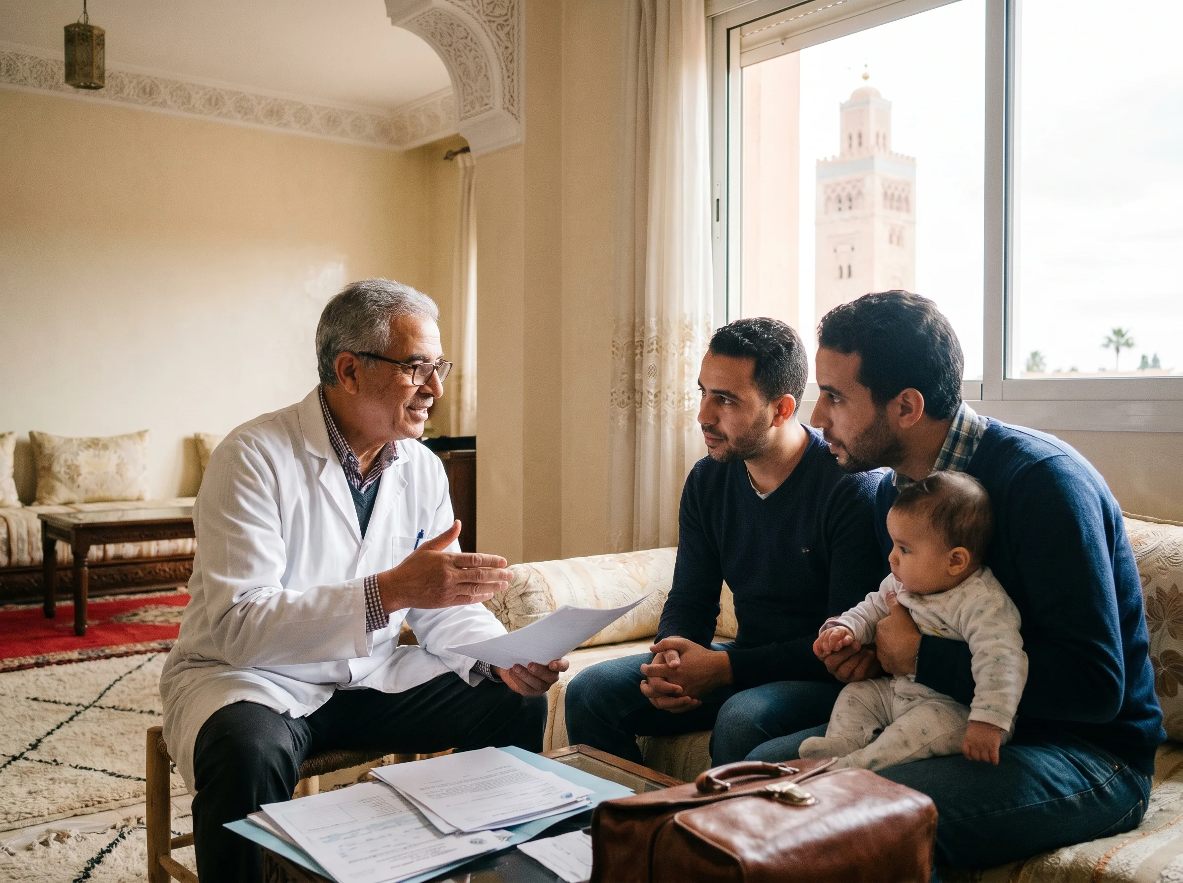 Consultation médicale à domicile à Marrakech avec médecin généraliste