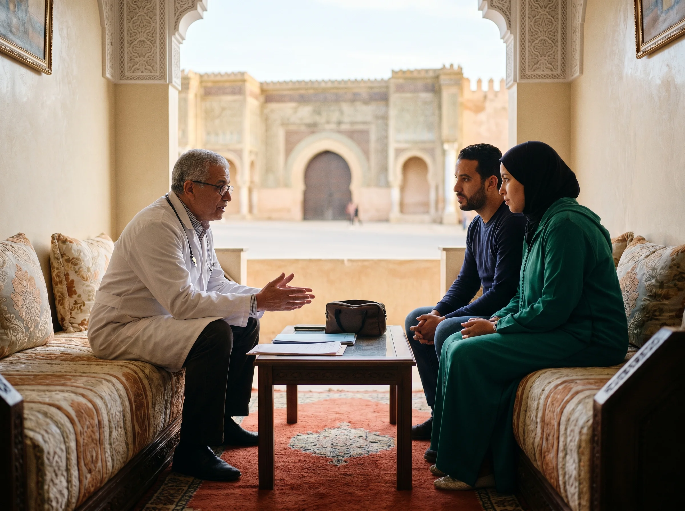 Consultation médicale à domicile à Meknès avec médecin généraliste