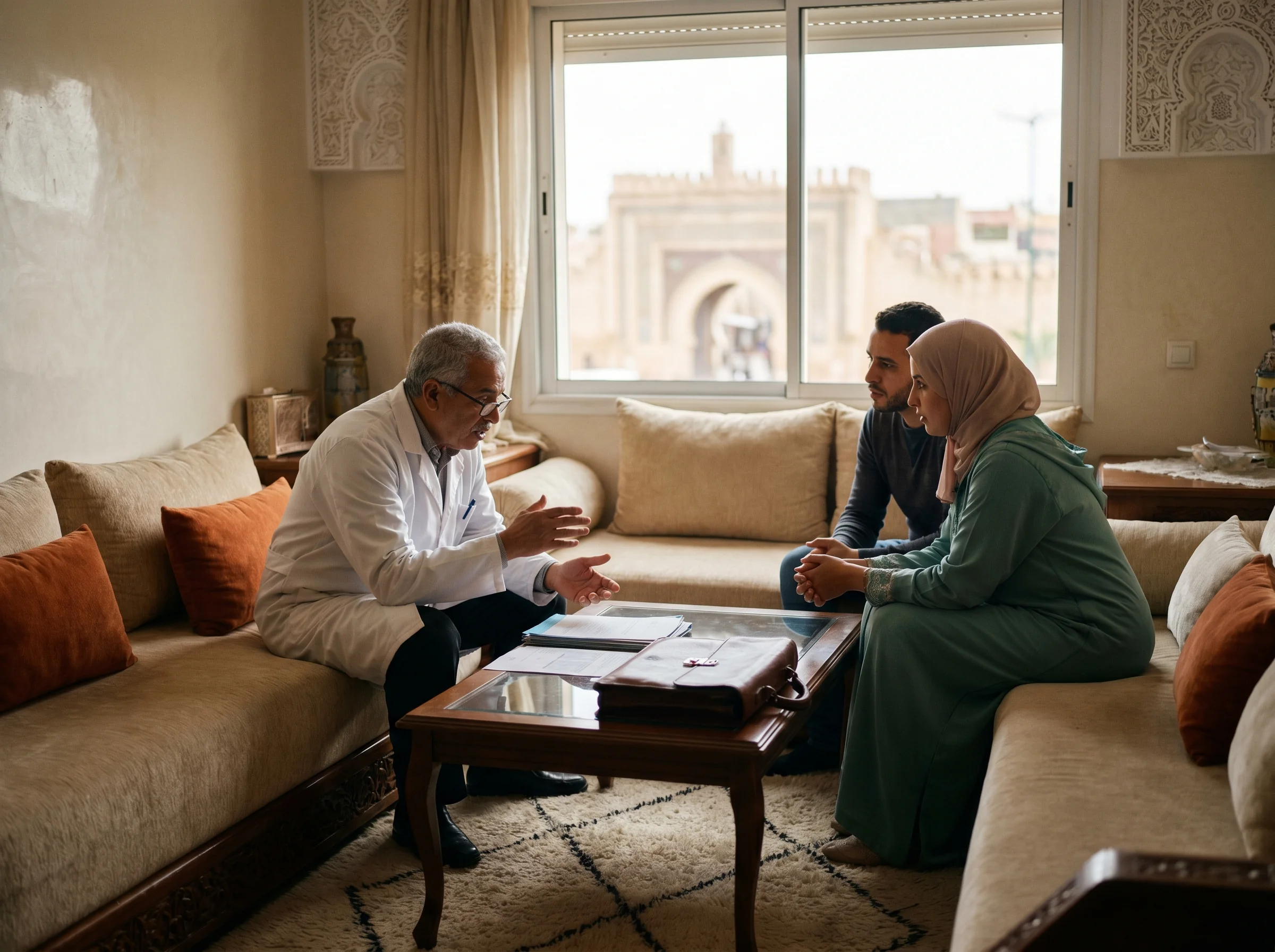 Consultation médicale à domicile à Oujda avec médecin généraliste