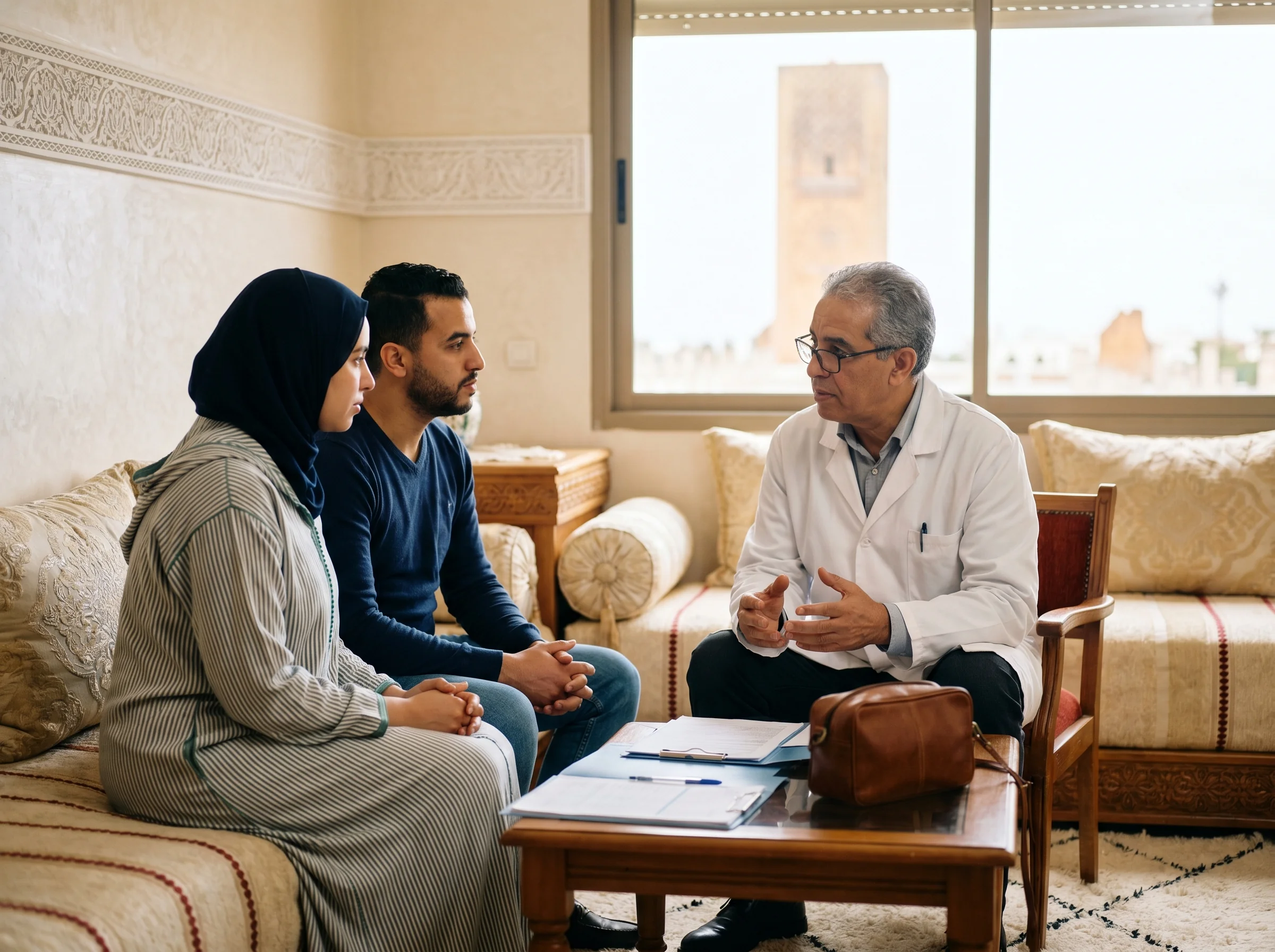 Consultation médicale à domicile à Rabat avec médecin généraliste
