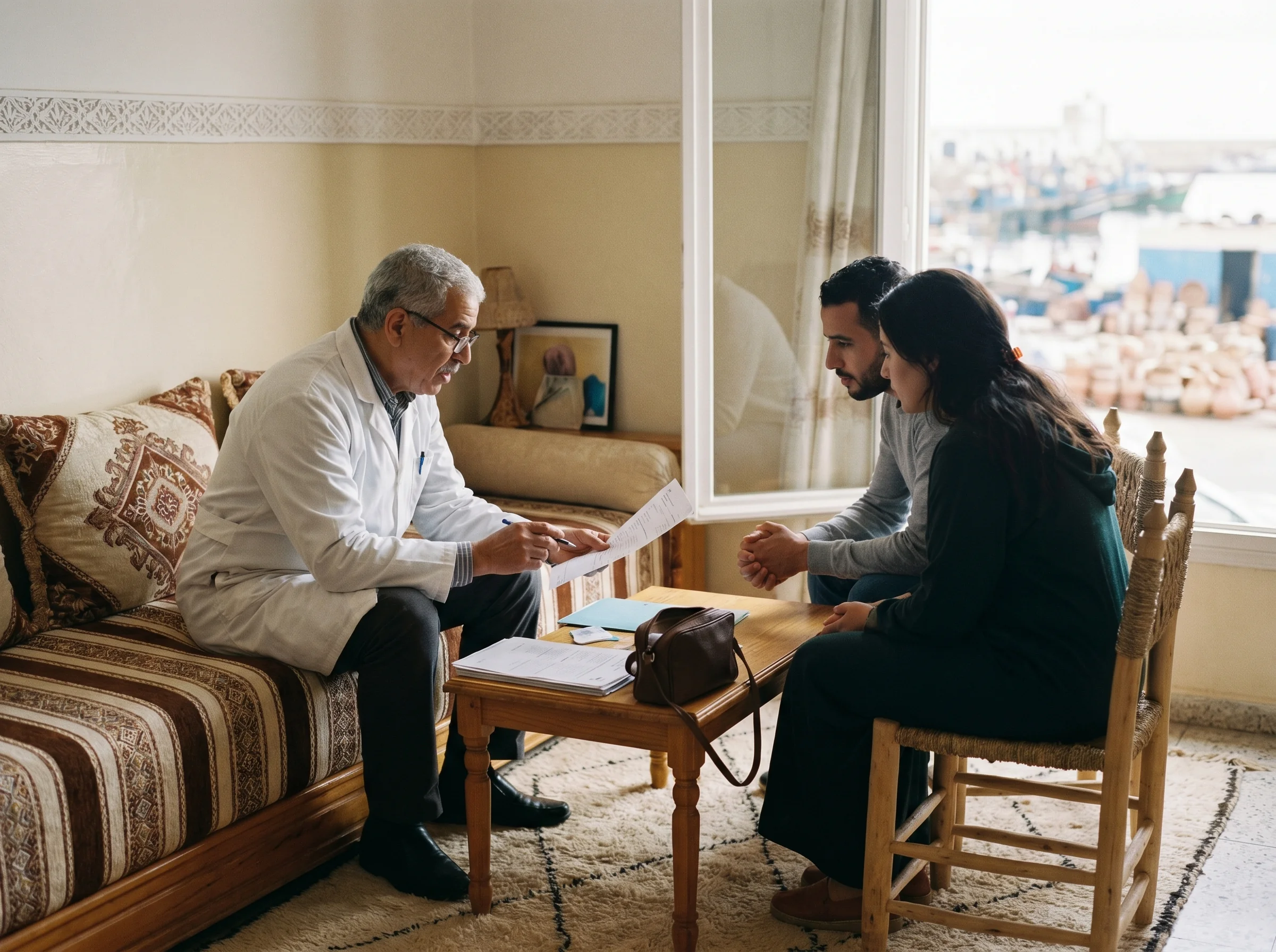 Consultation médicale à domicile à Safi avec médecin généraliste