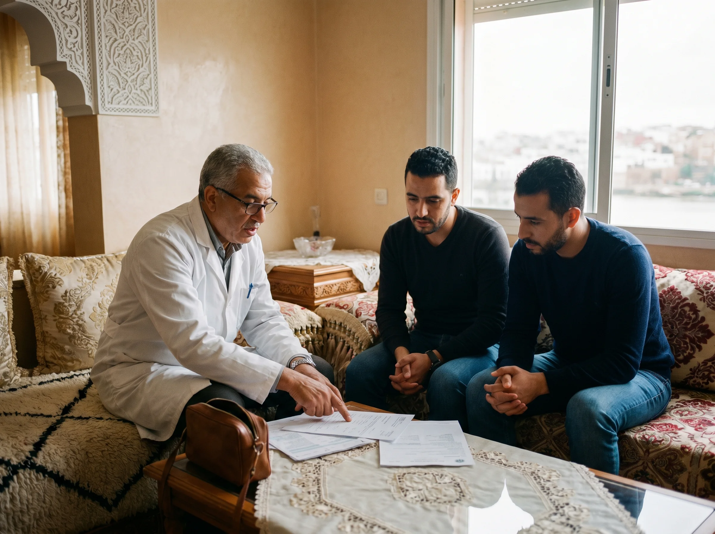 Consultation médicale à domicile à Salé avec médecin généraliste