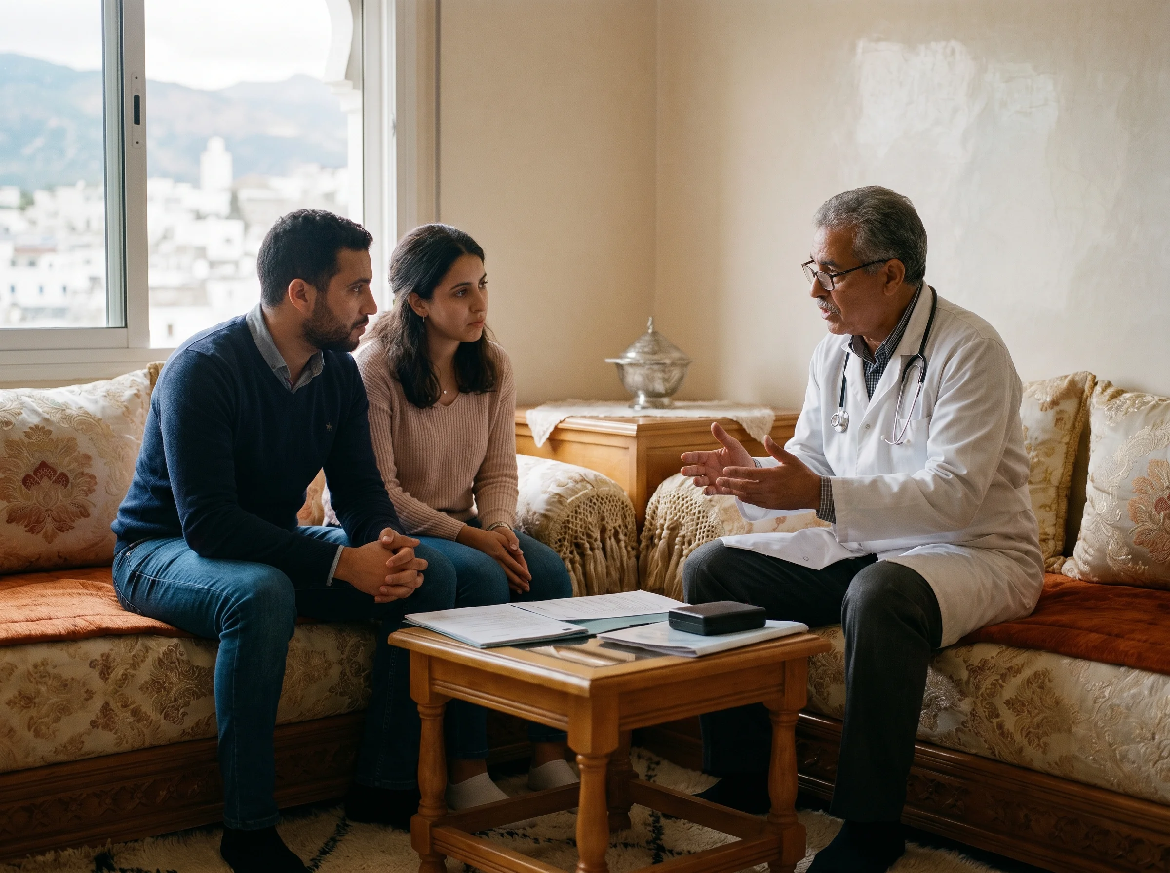 Consultation médicale à domicile à Tétouan avec médecin généraliste