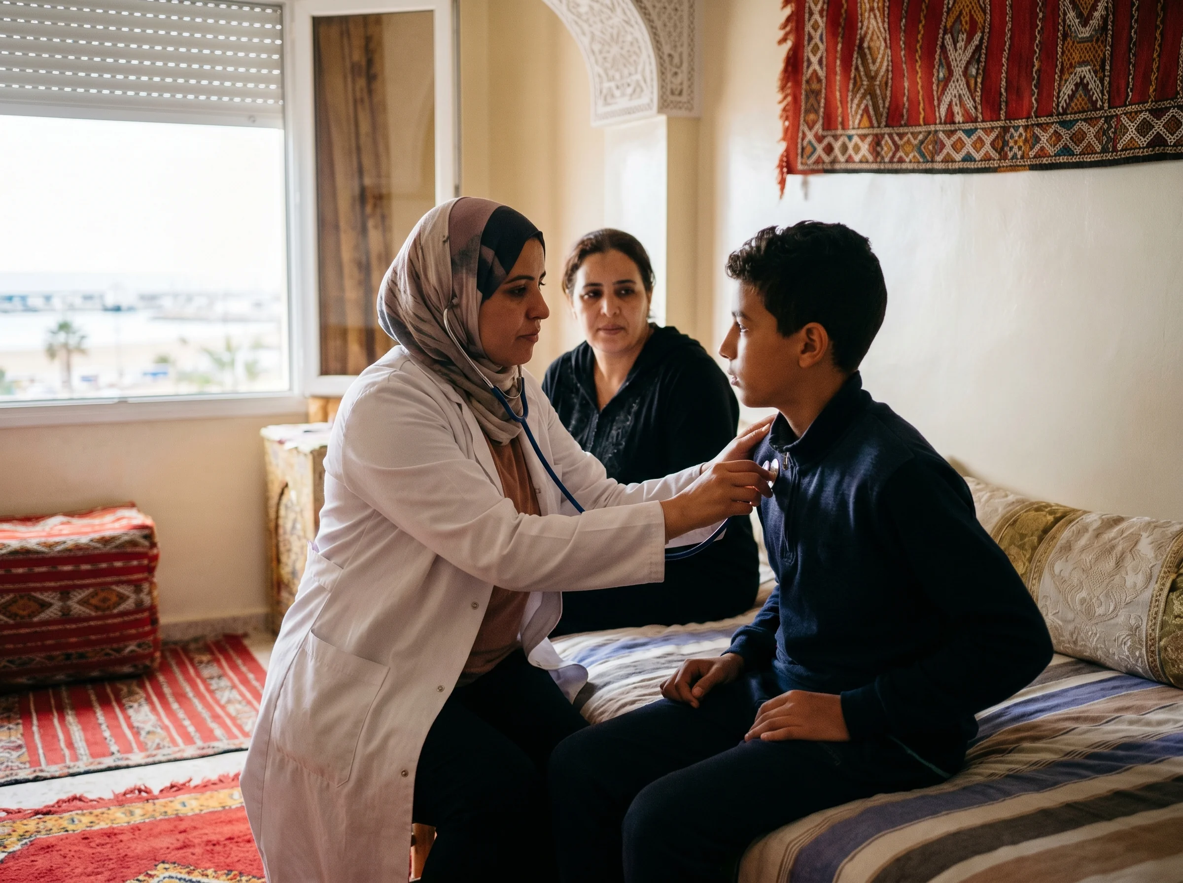 Médecin généraliste à domicile à Agadir en consultation familiale