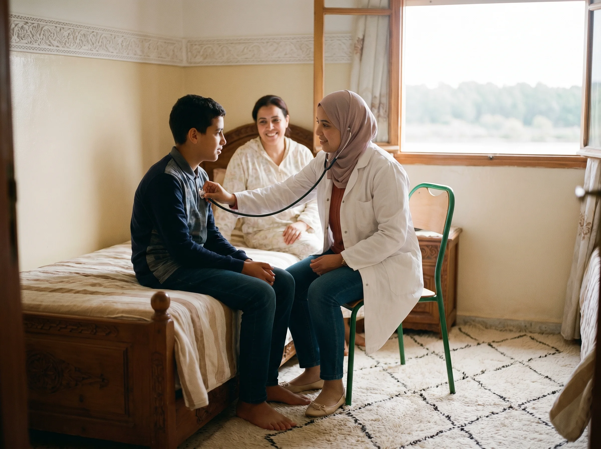 Médecin généraliste à domicile à Kénitra en consultation familiale