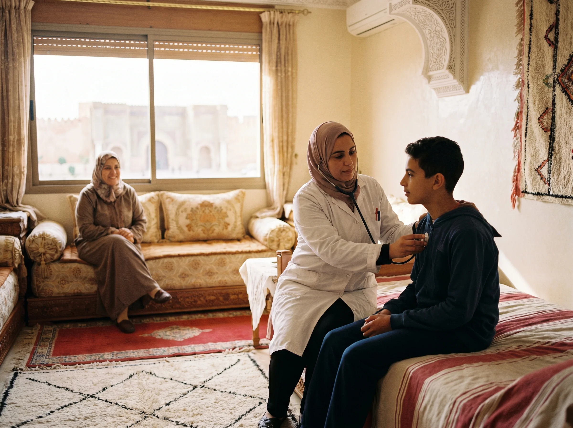 Médecin généraliste à domicile à Meknès en consultation familiale