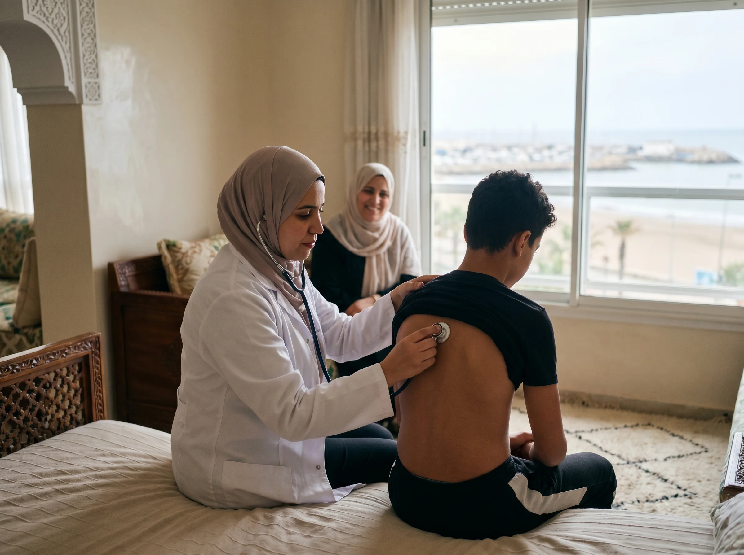 Médecin généraliste à domicile à Mohammedia en consultation familiale