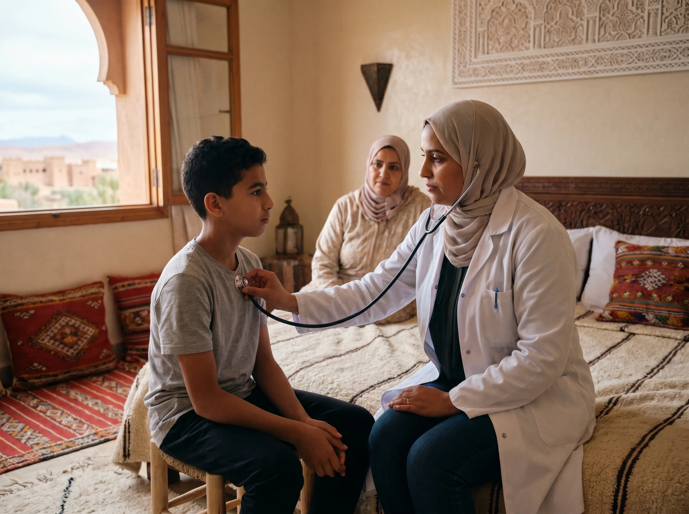 Médecin généraliste à domicile à Ouarzazate en consultation familiale