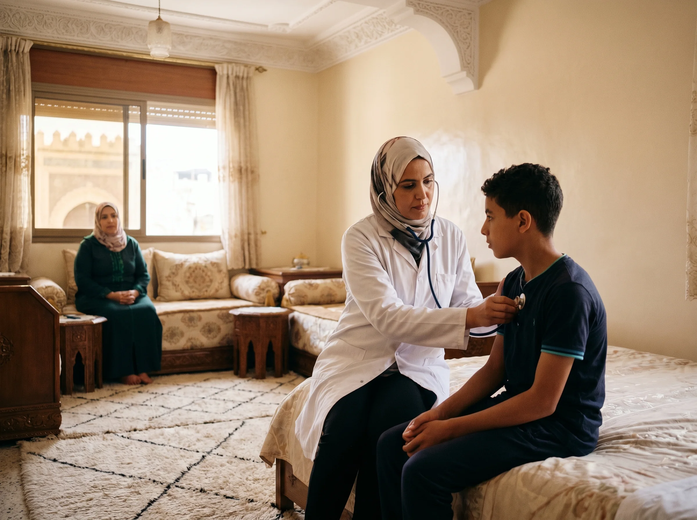 Médecin généraliste à domicile à Oujda en consultation familiale