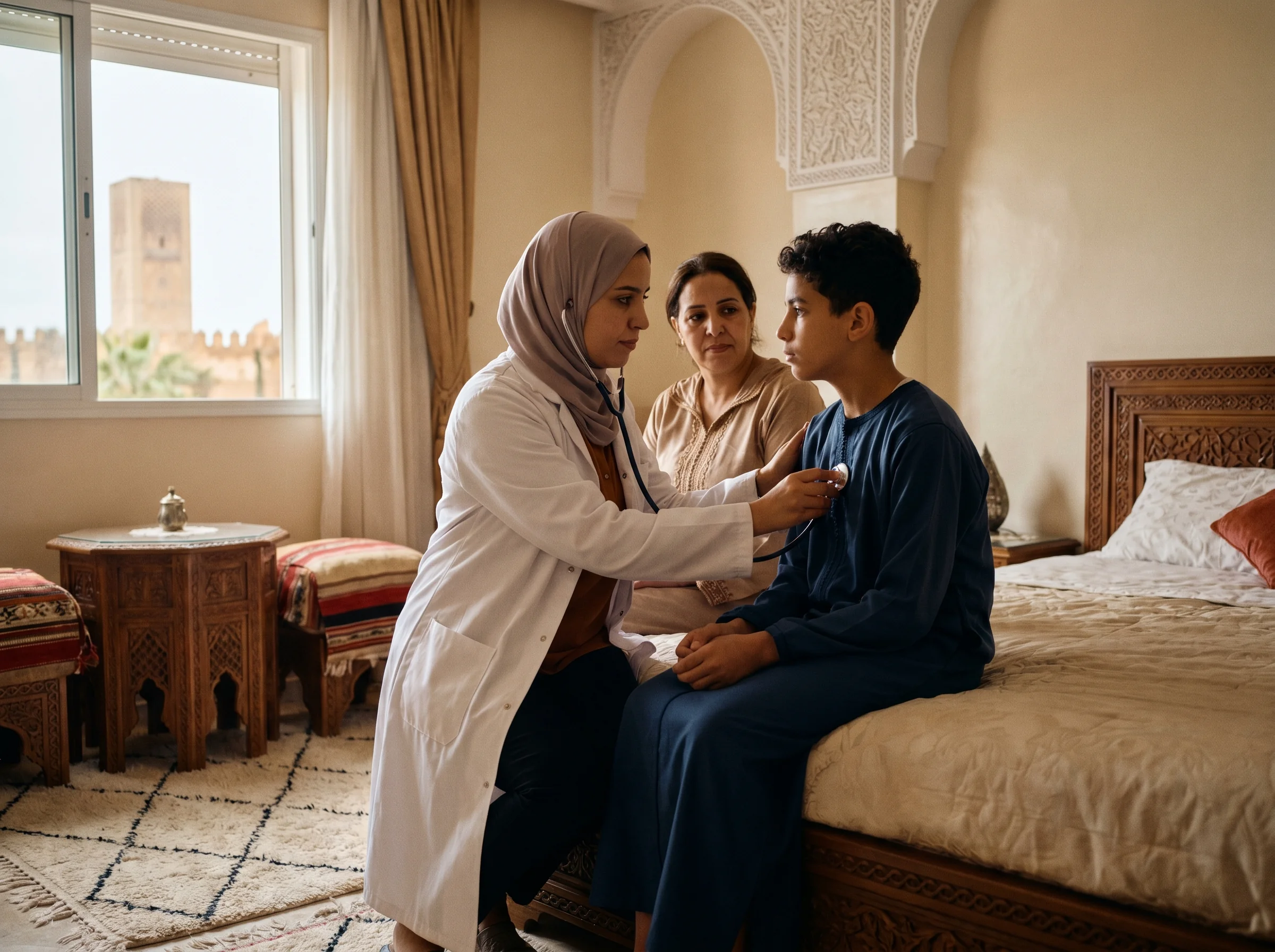 Médecin généraliste à domicile à Rabat en consultation familiale