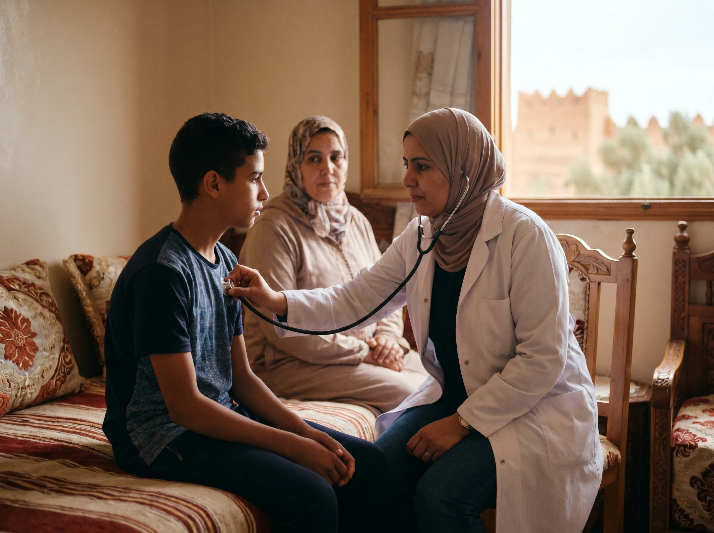 Médecin généraliste à domicile à Tiznit en consultation familiale