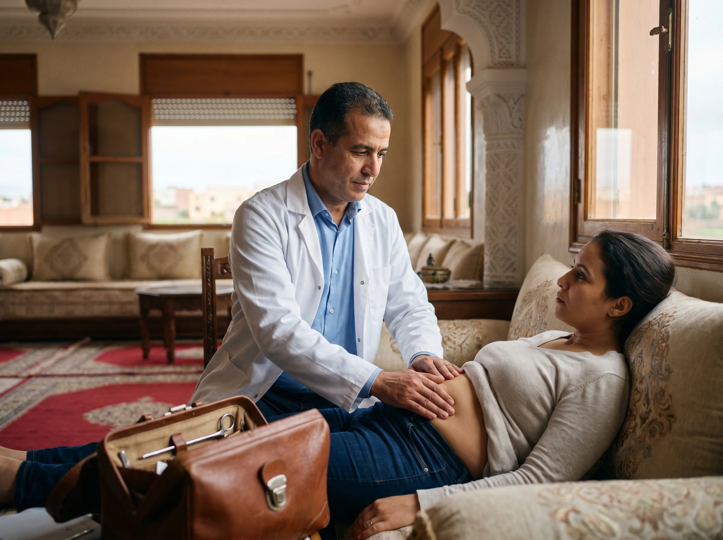 Visite médicale à domicile à Settat, examen complet