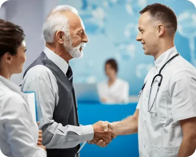 Patient satisfait du service médecin à domicile à Tetouan